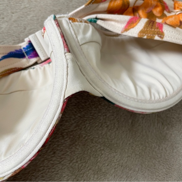 Zimmermann Multicolor Floral set of Bikini and bottom TROPICANA Cream Floral sz1 - Picture 6 of 16